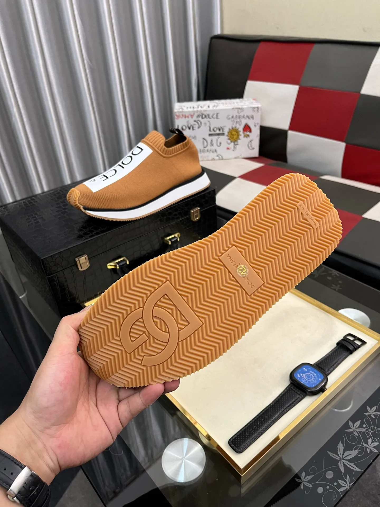 Men's men's shoes 💰420⌚️⌚️【DG～】couple casual shoes 2025z cabinet sales simultaneously 🔶Size: 35-46#️⃣ 🔷8 colors🔜The upper is made of multi-material splicing➕Mesh lining, comfortable and breathable, sole: original comfortable and wear-resistant outsole, ⚠️real thing📱photographed🎬real thing is better📢📢📢